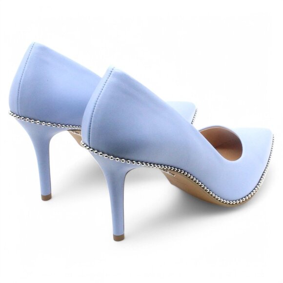 Coach Waverly Women Shoes Pointed Toe Beadchain PUMPS Navy - Picture 5 of 8